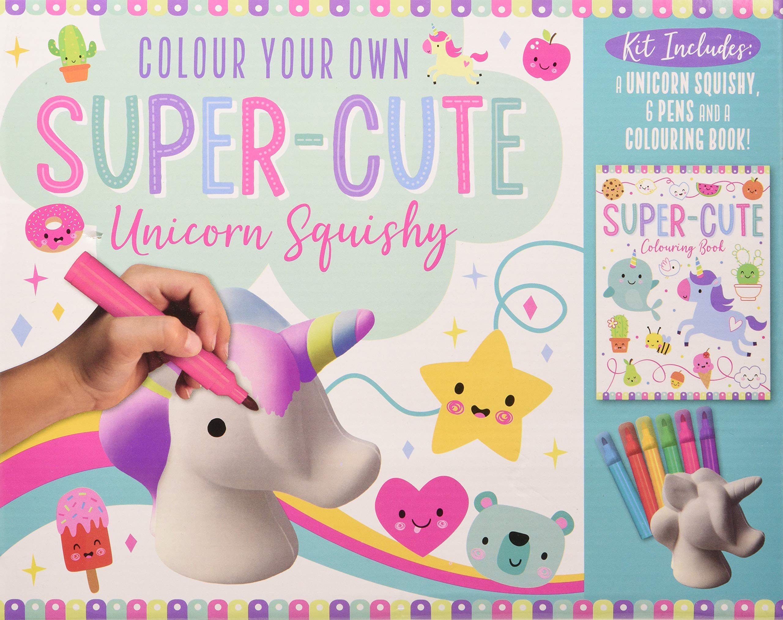 Colour Your Own Super-Cute Unicorn Squishy