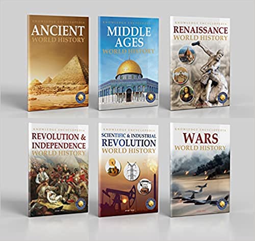 World History - Collection of 6 Books (Box Set) & Science Knowledge Encyclopedia for Children : Collection of 6 Books (Box Set)