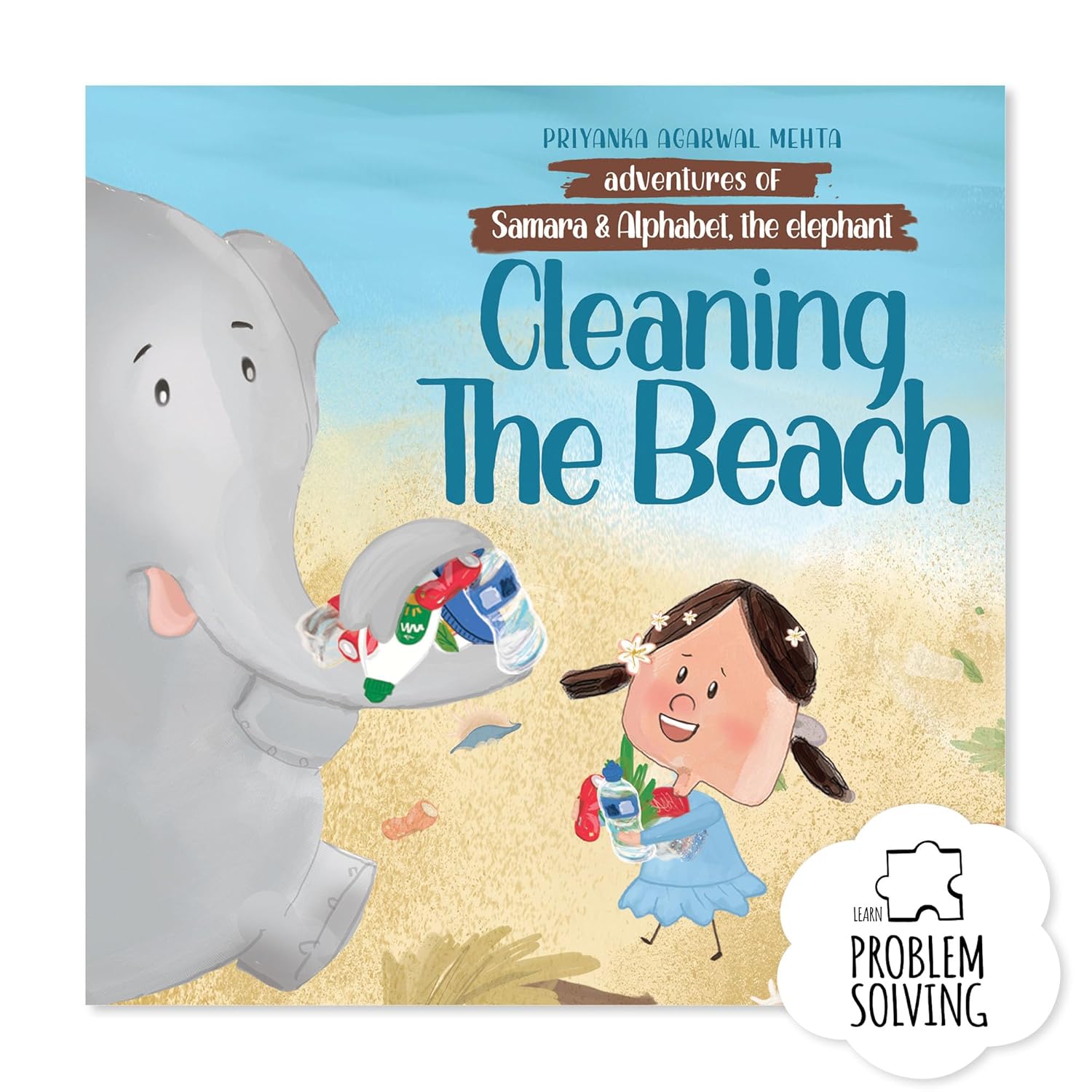 Adventures of Samara and Alphabet - Cleaning the Beach