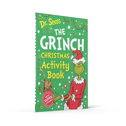 The Grinch Christmas Activity Book: The most fabulous festive children’s activity book featuring amazing content from Dr. Seuss’s HOW THE GRINCH STOLE