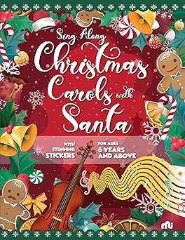 Sing Along Christmas Carols with Santa: With Stunning Stickers