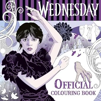 Wednesday: Official Colouring Book